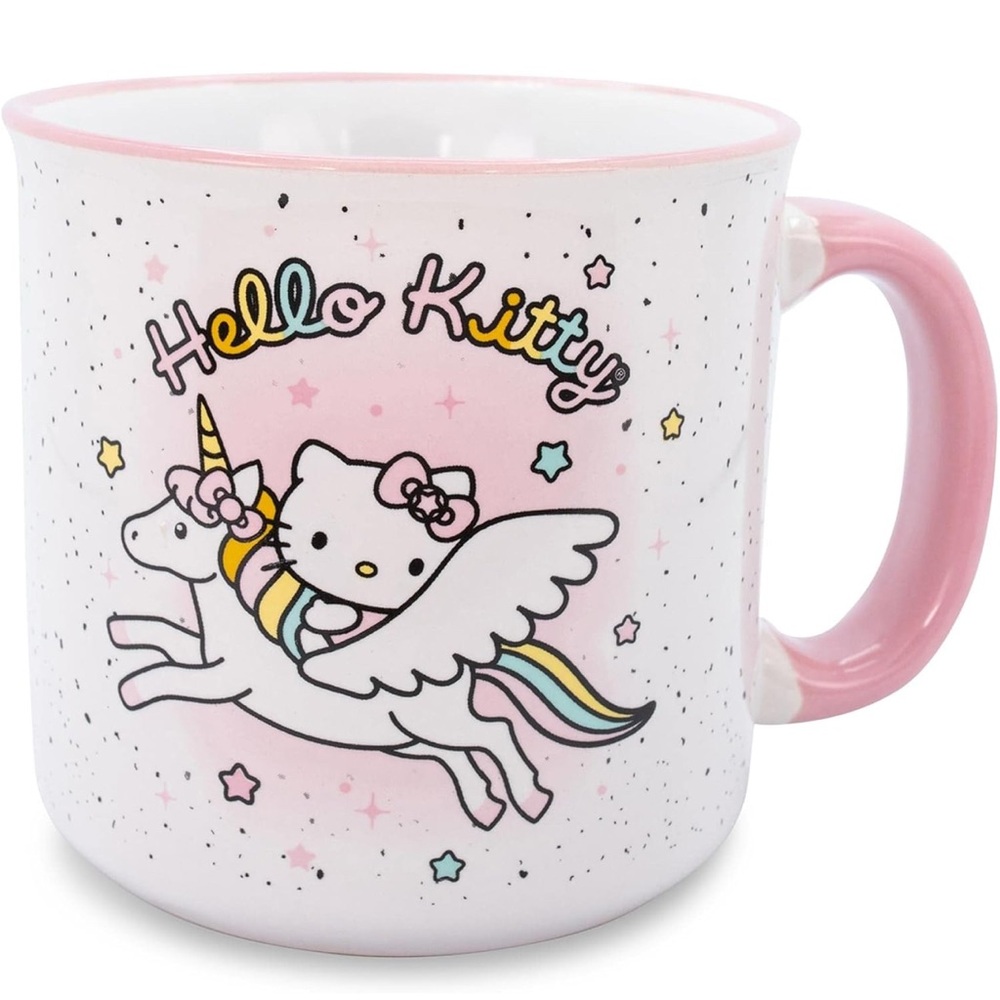 Sanrio Hello Kitty Unicorn Star Ceramic Camper Mug |